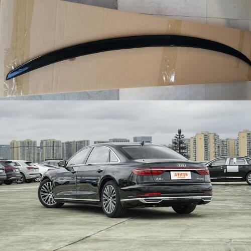 Carbon Fiber Spoiler For AUDI A8 S8 RS8 Sportback Coupe 2018 2019 2020 2021 Wing Lip Spoilers Car Accessories