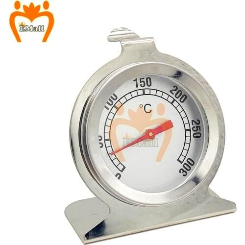 0-300 Celsius Stainless Steel Oven Thermometer Mini Dial Stand Up Temperature Gauge Food Meat Kitchen Cook Thermometers Tool