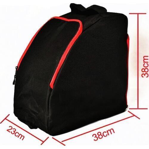Adult Thick Professional Ice Ski Snow Boots Bag Helmet Big Portable Carry Waterproof Shoulder Bag For Snowboard Sport 38x38x23cm