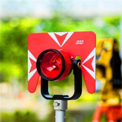 1PCS Single Prism with Bag for total station 0/-30mm Constant Prism