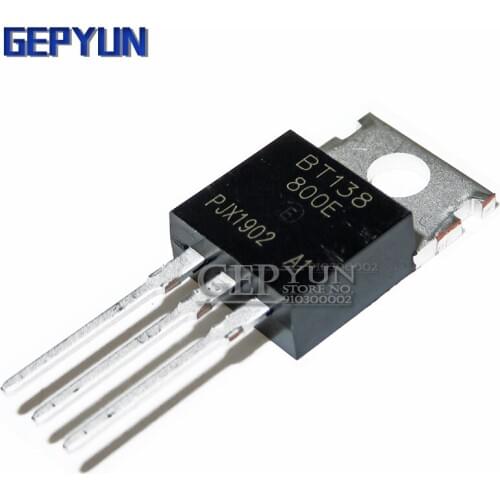 10PCS BT138-800E BT138-800 TO220 TO-220 BT138 Gepyun
