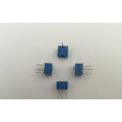100pcs 3362P Multiturn Trimmer Potentiometer Kit High Precision 3362 Variable Resistor 1K 10K 100K 1M 2K 20K 200K 500R 5K 50K