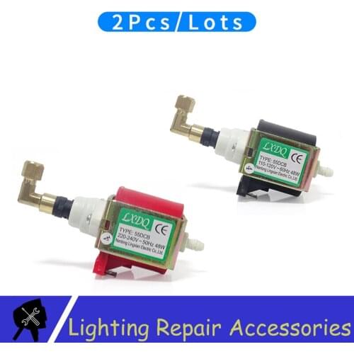 2Pcs/lots 55DCB 48W Oil Pump Power Pump 110V Or 220V Used For 2000w 3000W Smoke Fog Machine Accessories - Pump