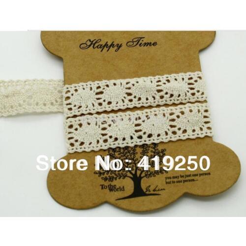 200 Yard Cotton Lace COTTON CLUNY LACE TRIM - ~Beige COLOR wholesale
