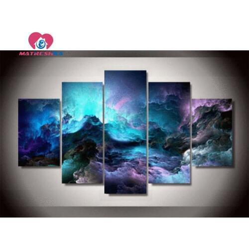 Diamond embroidery nature landscape picture of rhinestones Cross-stitch kits mosaic pictures Triptych diamond embroidery gifts