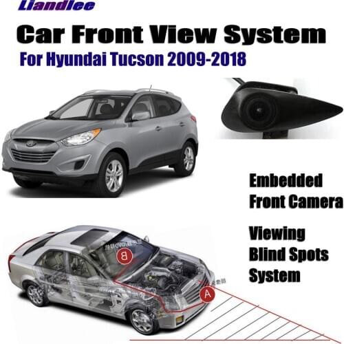 Car Front LOGO Grill Camera For Hyundai Tucson 2009-2018 2010 2015 Not Reverse Rearview Parking Camera Wide Angle