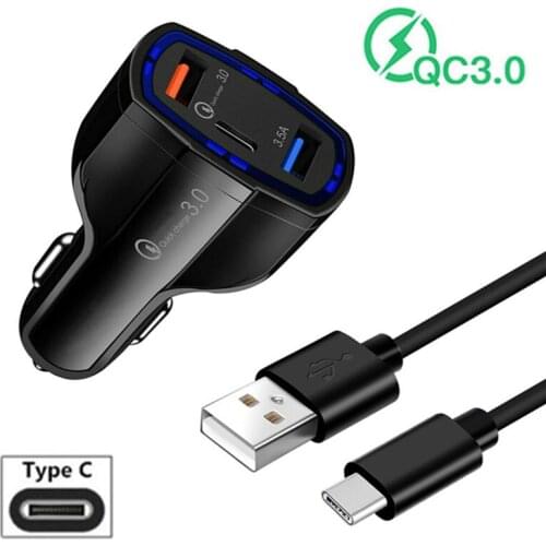 Type C Cable USB PD Wire For Samsung Huawei Xiaomi POCO M3 LG Velvet Motorola G9 One Power Phone tablet Fast Car Charger QC 3.0