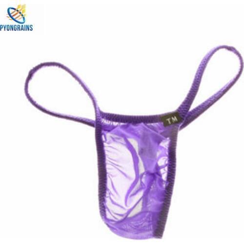 Bikini 2017 Gay Mens Underwear Brief Fashion G-strings Mens Low Waist Underwear Smooth Thongs And G Strings Gay Jockstraps
