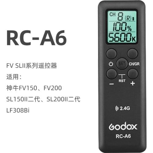 Godox Remote Controller RC-A5 II RC-A6 GODOX RC-R9 for Godox Led Video Light UL150