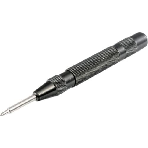 Hot SV-Adjustable Spring Pressure Heavy Duty Automatic Centre Punch Spring Loaded Metal Wood Press Dent Marker 1Pc