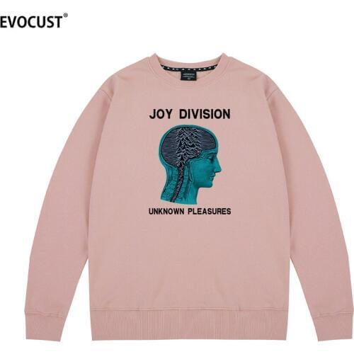 Joy Division Unknown Pleasure Fashion Graphic Punk Funny Streetwear Hip hop Sweatshirts Hoodies men women unisex Combed Cotton