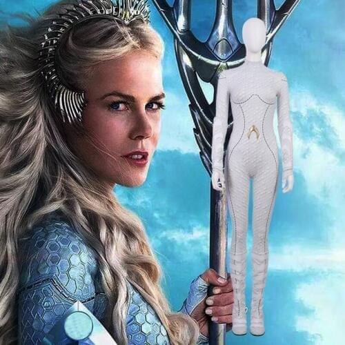 Comic Atlanna Cosplay Costumes Zentai 2018 Film Aquaman Version Superhero Halloween Costume Bodysuit