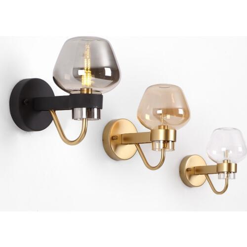 Creative living room TV background bedroom bedside office aisle stair light wall sonce bra muitl heads LED wall lamp wall light