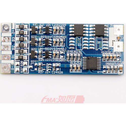 Protection Circuit Module 3S 4A 10A PCM for 11.1V Li-ion Li-Po Battery Charging Discharging Short Circuit Control
