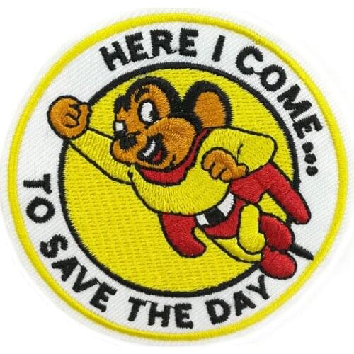 Mouse Embroidered iron on patches for clothing