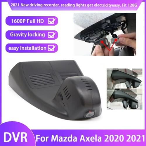 New ! Easy to install Car DVR Video Recorder Dash Cam Camera For Mazda Axela 2020 2021 full hd 1600p Novatek 96675 + SONY MX307