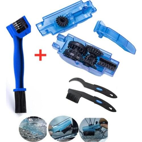 Bicycle Chain Cleaner Mountain Bike Brushes Scrubber Wash Cycling Tool Profession Cleaning Bicycle Accessories Portable
