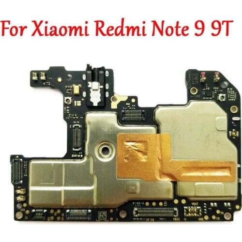 Original Tested Motherboard Logic Board Work Well Unlocked Circuits For Xiaomi HongMi RedMi 9T Note9 Note 9 Power Board