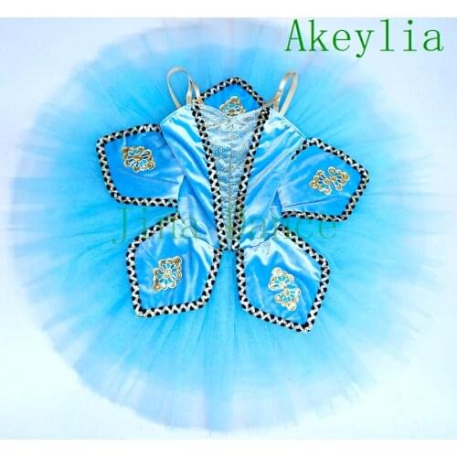 Velvet Blue ballet tutus dress women blue bird variation classical per-pofessional ballet tutu Ballerina ballet dance costume