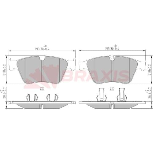 BRAKE BALATASI FRONT ML 63 AMG 4-matic 0611 R 63 AMG 4-matic 0610