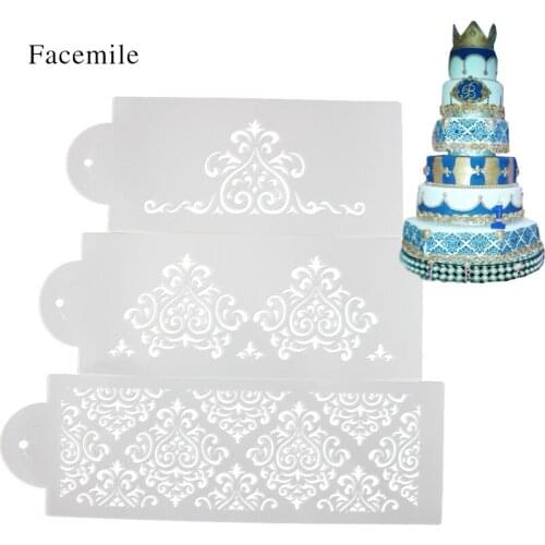 Cake biscuit stencil bakery tool fondant mold crown king princess queen Bakeware Baking Fondant Cake Stencil Template Gift 52059