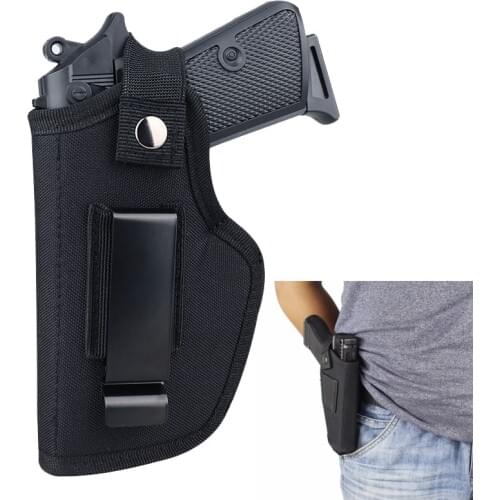 Universal Tactical Gun Holster Concealed Carry Holsters Belt Metal Clip IWB OWB Holster Airsoft Gun Bag for All Size Handguns