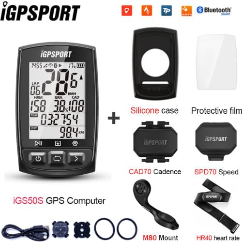 New IGPSPORT IGS50E Waterproof IPX7 Bike Computer GPS ANT+ Wireless Speedometer Bicycle Digital Stopwatch Cycling Speedometer