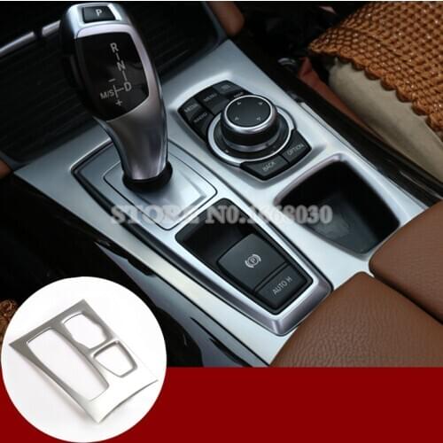 Inner Console Gear Box Panel Trim Cover 1pcs For BMW X5 E70 X6 E71 2010-2014 Car accesories interior Car decoration