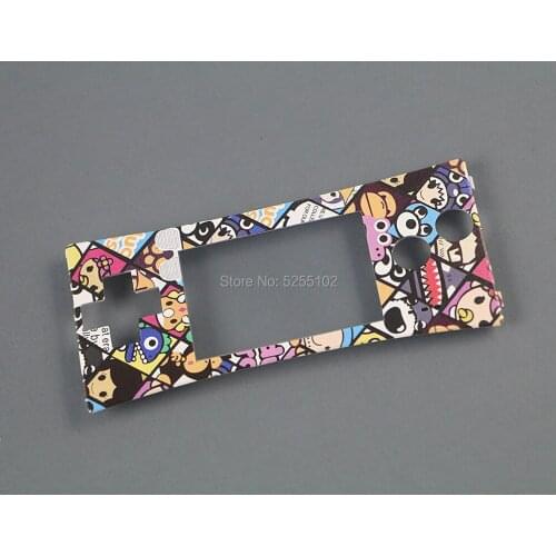 10pcs For GameBoy Micro Cover Fashion style Front faceplate cover for GBM Gameboy micro System Front shell case