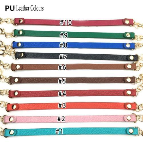 120cm PU Shoulder Bags Handbag Buckle Handle DIY Belt For Bag Strap Accessories Hardware Iron Chain