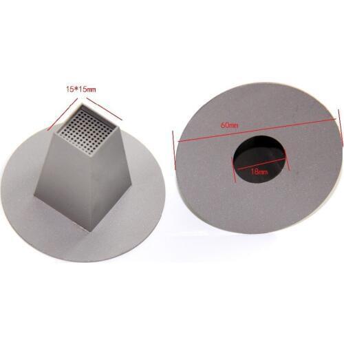 2PCS 15*15mm Authentic Titanium Alloy TOP BGA Hot Air Nozzles For zhuomao ZM-R590 ZM5830 ZM5860C ZM6200 ZM6800