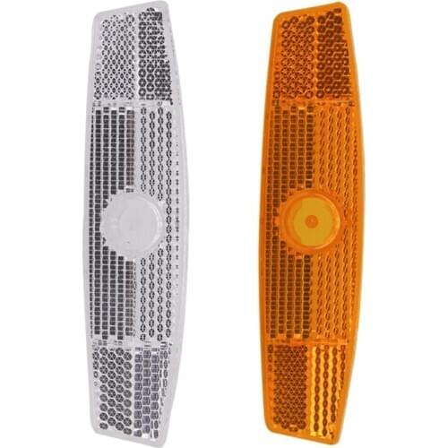 4pcs/set Bike Bicycle Spoke Reflector Safety Warning Light Safety Wheel Rim Mount Vintage Reflective Light Clip Tube Reflector