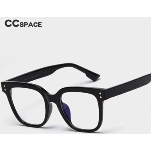 49486 Plastic Titanium Square Glasses Frame Anti-Blue Light for Men and Women Optical Fashion Computer Eyeglasses Flat Mirro
