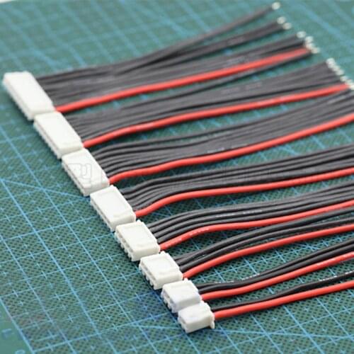 5pcs/lot 2S 3S 4S 5S 6S 7S 8SLipo Battery Balance Charger Cable IMAX B6 Connector Plug Wire Wholesale