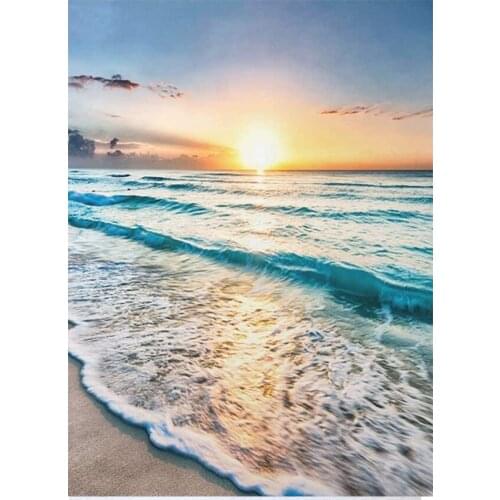 5D Diamond Painting Drilling Circular Landscape Used to Make Mosaic Painting Home Decoration Art Craft