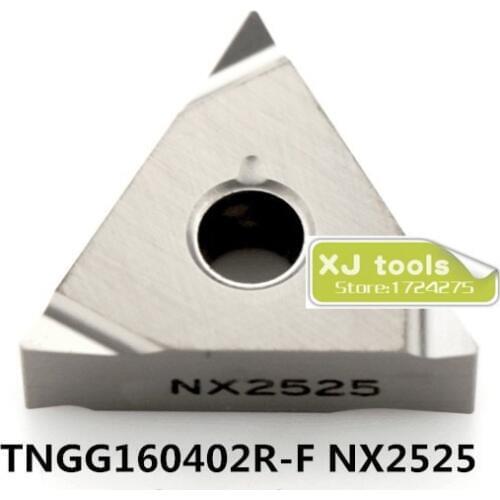 Free shipping 10pcs TNGG160402R-F NX2525/TNGG160404R-F NX2525 ceramic inserts , MTJNR/MTQNR Turning Blades, Matel Ceramic Tips