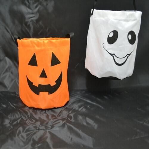 Free shipping Halloween Bag Pumpkin Trick Or Treat Bags Canvas Party Halloween Sacks Decoration Event Party Supplies