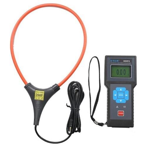 ETCR8000FA Flexible Coil Large Current Clamp / Recorder Current Tester Ammeter