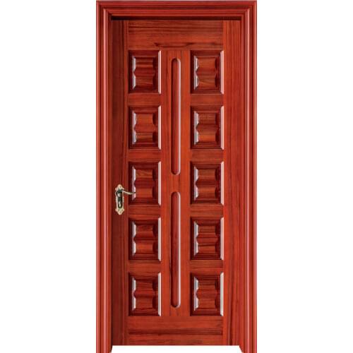 Custom traditional doors solid oak wood doors contemporary single front door interior door available E-001