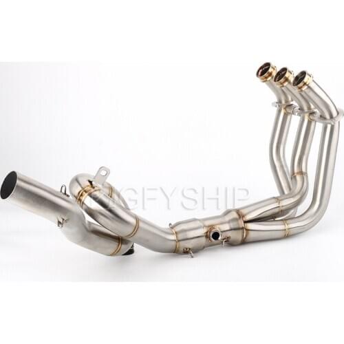 Motorcycle For Yamaha XSR 900 2016 2017 2018 2019 FJ09 XSR900 XSR 900 Escape Slip-on Exhaust Muffler Front And Middle Link Pipe