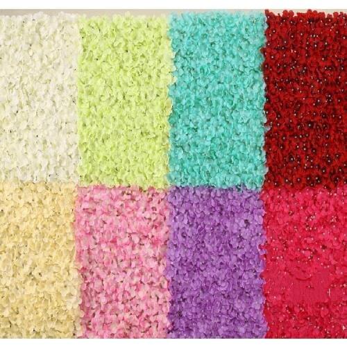 New 40*60cm Hydrangea Flower Row DIY Wedding Setting Wall Decor Wedding Road LED Flower T Stage Decor Birthday Party Home Deco