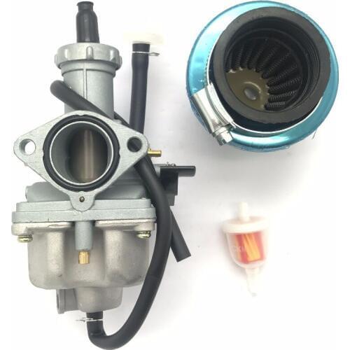 New CARBURETOR HAND MANUAL CHOKE & Air Filter 150CC 200CC DIRT BIKE PIT BIKE 27mm