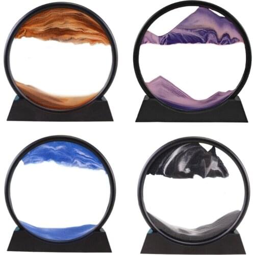 3d Solid Wood Quicksand Painting Modern Minimalist Living Room Office Creative Birthday Gift Decorations Improve Taste