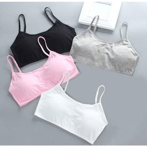 Teenage Girl Bra Seamless Bralette Full Cup Cotton Underwear Sleep Bra Tube Top Women Lingerie Female Intimates Push Up