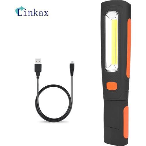 Portable COB Led Work Light 2 Modes USB Rechargeable Hook Outdoor Light For Hunting Camping Magnetic Led Lantern Flashlight