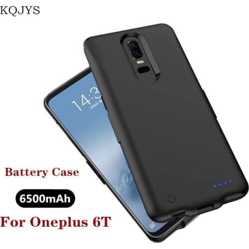 KQJYS for Oneplus 6T Power Bank Battery Charging Cover Case Portable Battery Charger Cases for Oneplus 6T Battery Case