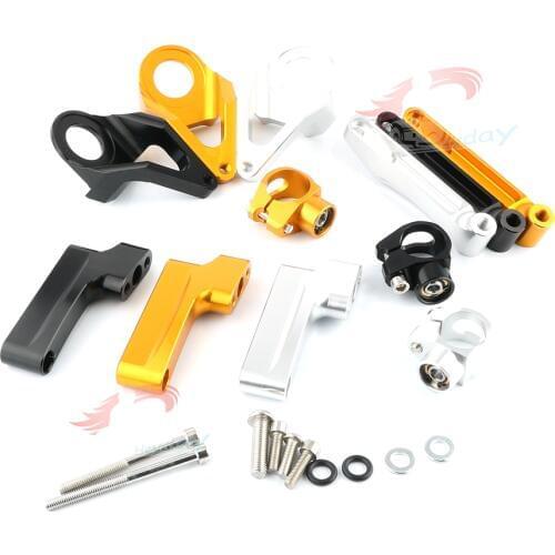 For Suzuki GSXR 1300 1998 - 2016 Adjustable Steering Stabilizer Damper Bracket Mount Kit