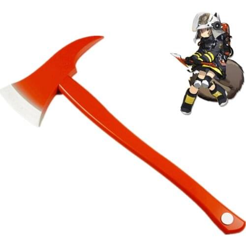 Game Arknights Shaw Cosplay Prop PVC Axe Hatchet Specialist Firemen Props Weapons for Halloween Carnival Fancy Party Accessories