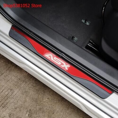 Car Styling For Mitsubishi ASX 2019 Accessories Stainless Steel Door Sill Scuff Plates Guard 2011 2013 2014 2016 2018 2020