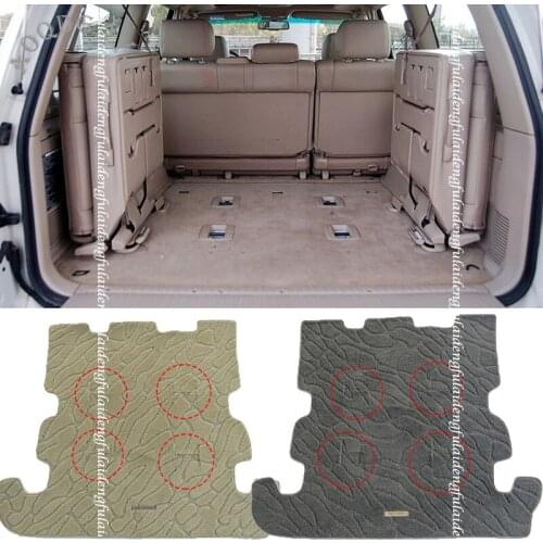 For Toyota Land Cruiser LC100 2002-2007 Trunk Floor Mat Carpet Protection Cover Cargo Trunk Mat Liner Tray car accessories